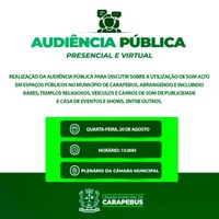 Audiência Pública - Som alto em Espaços Públicos