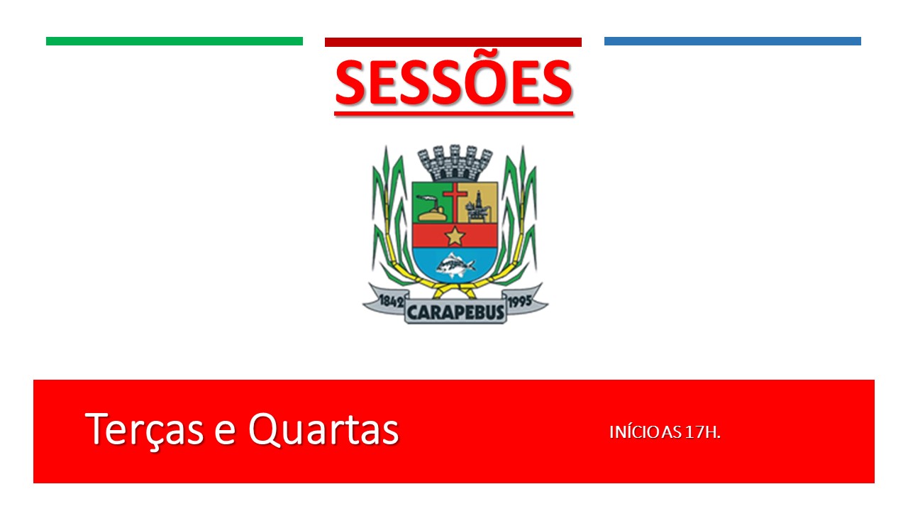 Horários das Sessões 