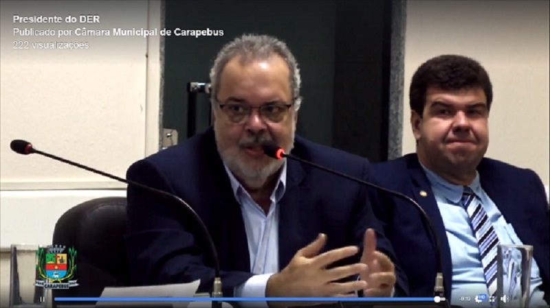 Presidente do DER confirma obra da ponte pedida pelos vereadores